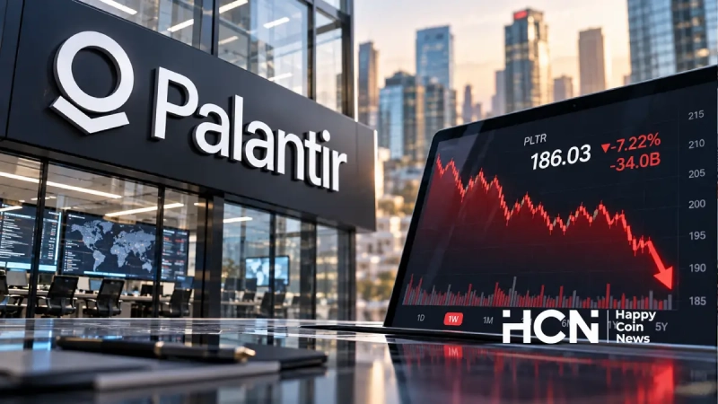 Фондовый рынок в упадке: акции компании Palantir потеряли 11% всего за неделю